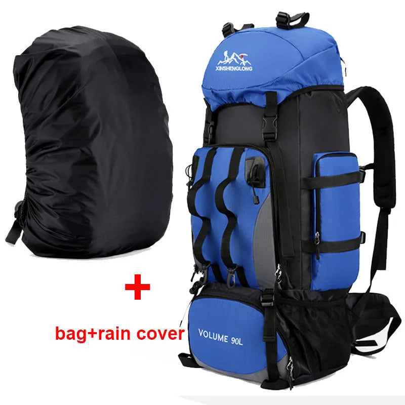 Experience the Great Outdoors with Our 90L Waterproof Hiking and Camping Backpack - Your Ultimate Adventure Companion!