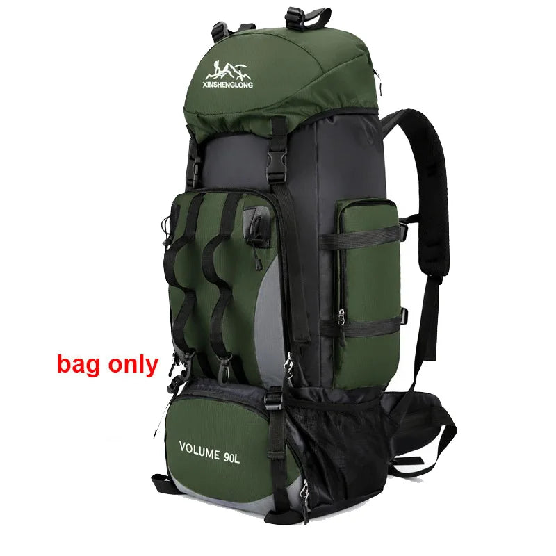 Experience the Great Outdoors with Our 90L Waterproof Hiking and Camping Backpack - Your Ultimate Adventure Companion!