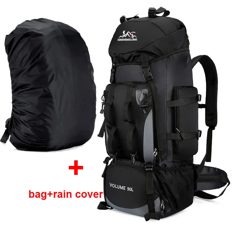 Experience the Great Outdoors with Our 90L Waterproof Hiking and Camping Backpack - Your Ultimate Adventure Companion!